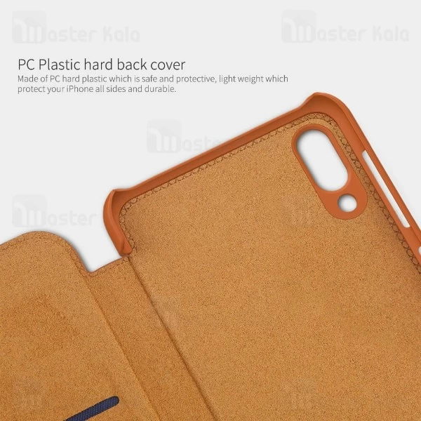 کیف چرمی Samsung Galaxy M10 Nillkin Qin Leather Case