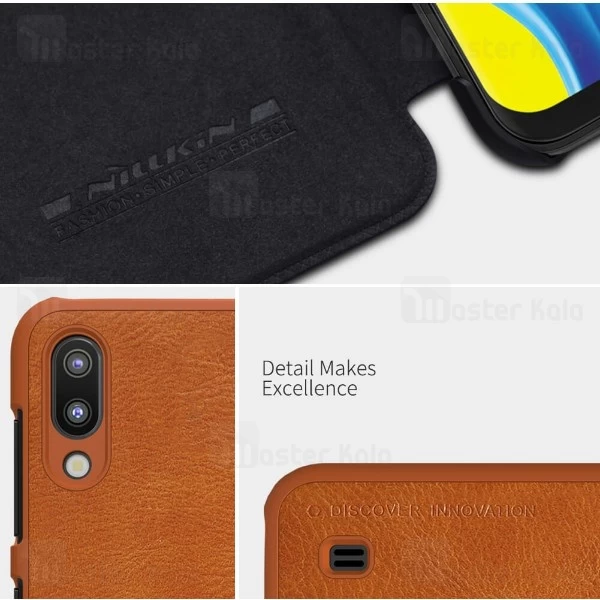 کیف چرمی Samsung Galaxy M10 Nillkin Qin Leather Case