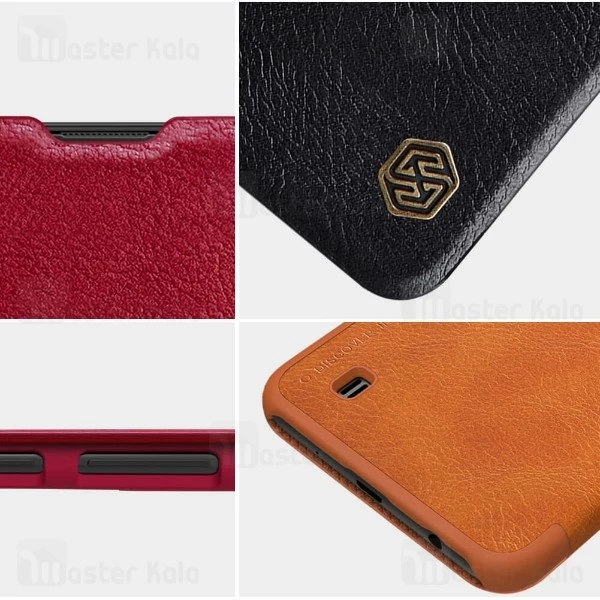 کیف چرمی Samsung Galaxy M10 Nillkin Qin Leather Case