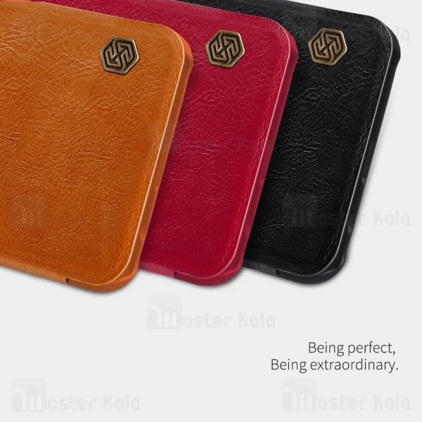 کیف چرمی Samsung Galaxy M20 Nillkin Qin Leather Case