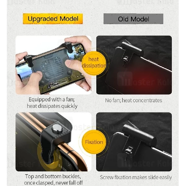 دسته بازی فن دار بیسوس Baseus winner cooling heat sink SUCJLF-01