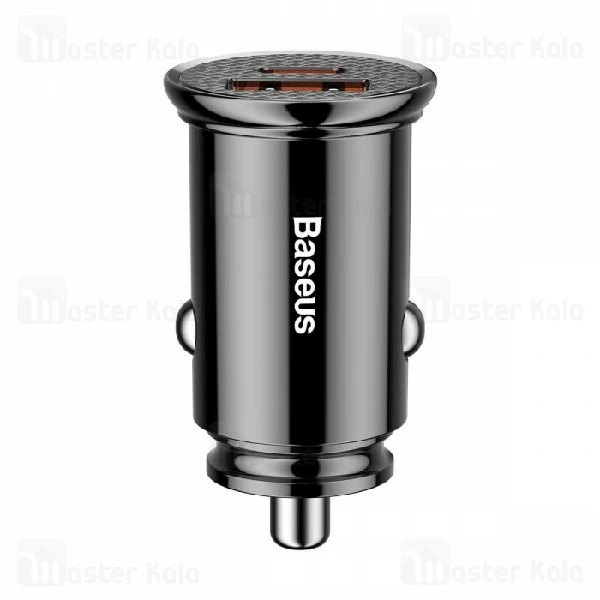 شارژر فندکی فست شارژ بیسوس Baseus Circular Plastic A+C QC 3.0 CCALL-YS01 توان 5 آمپر