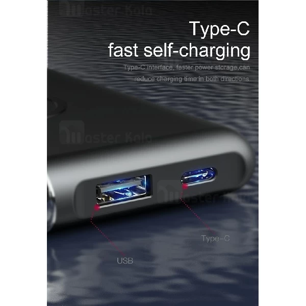 پاوربانک وایرلس 10000 میلی آمپر بیسوس Baseus Thin Version PPALL-QY01