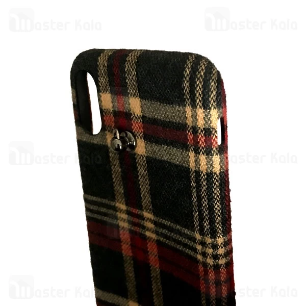 قاب فانتزی پارچه ای آیفون Apple iPhone X / Xs دارای بند نگهدارنده