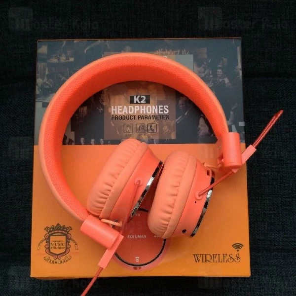 هدفون بلوتوث کلومن KOLUMAN K2 Bluetooth Headphone رم خور