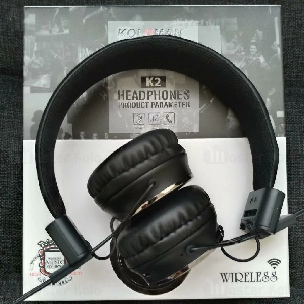 هدفون بلوتوث کلومن KOLUMAN K2 Bluetooth Headphone رم خور