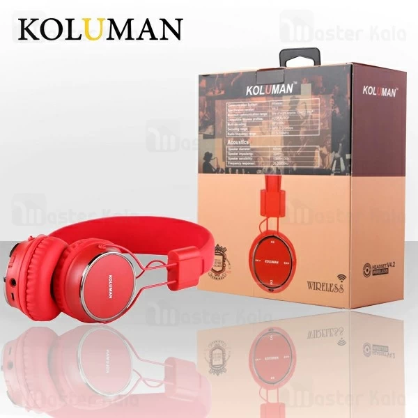 هدفون بلوتوث کلومن KOLUMAN K2 Bluetooth Headphone رم خور