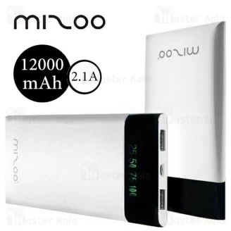 پاوربانک 12000 میلی آمپر میزو Mizoo L36 Phantom Power Bank توان 2.1 آمپر