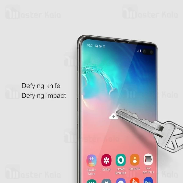 محافظ صفحه شیشه ای تمام صفحه نیلکین Samsung Galaxy S10 Plus Nillkin CP+ Max