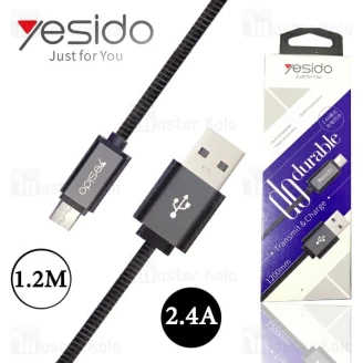 کابل میکرو یو اس بی یسیدو Yesido CA-T2 توان 2.4 آمپر به طول 1.2 متر