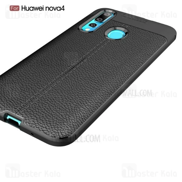 قاب طرح چرم Huawei Nova 4 Auto Focus Jelly Case