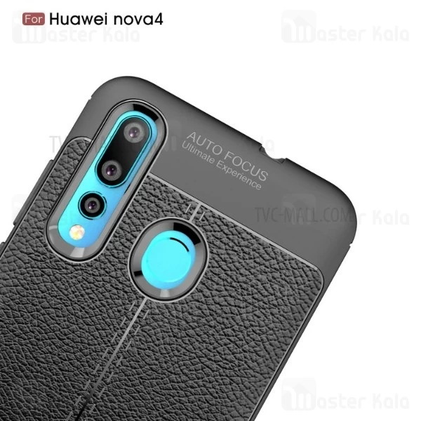 قاب طرح چرم Huawei Nova 4 Auto Focus Jelly Case