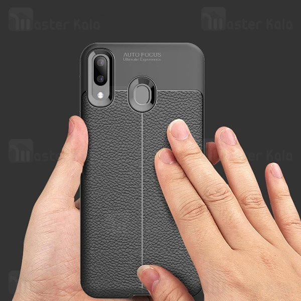 قاب طرح چرم Samsung Galaxy M20 Auto Focus Jelly Case