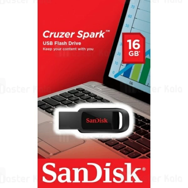 فلش مموری Sandisk Cruzer Spark SDCZ61 16GB Flash Drive