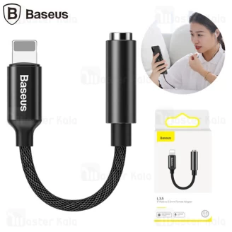 کابل تبدیل Lightning به پورت AUX بیسوس Baseus iP Male to 3.5mm Female L3.5 Adapter CALL3-01 