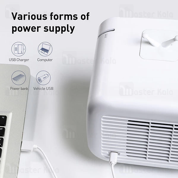 فن کولر رومیزی بیسوس Baseus Time desktop evaporative cooler CXTM-23 دارای منبع آب