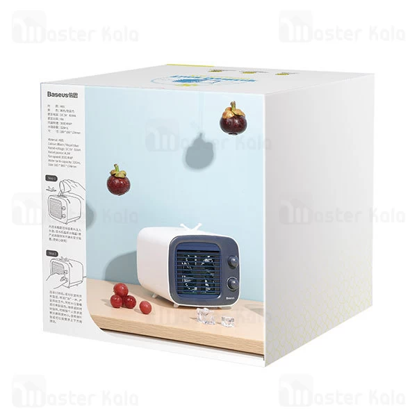 فن کولر رومیزی بیسوس Baseus Time desktop evaporative cooler CXTM-23 دارای منبع آب