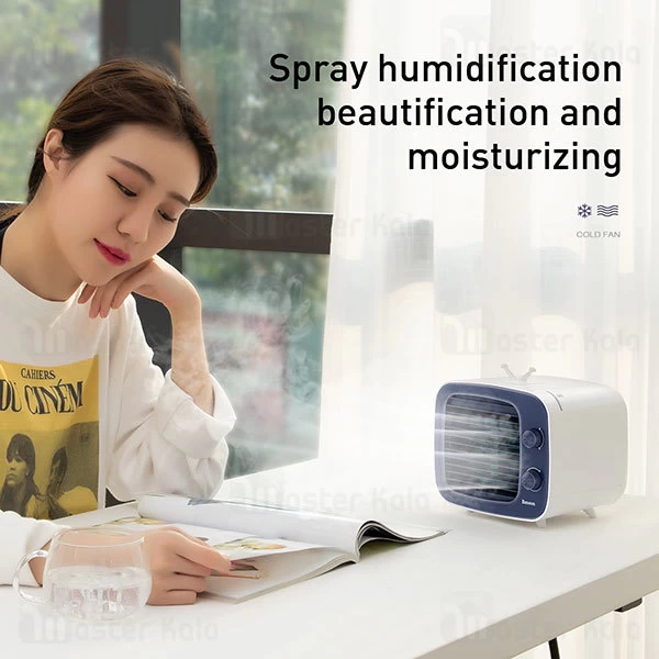 فن کولر رومیزی بیسوس Baseus Time desktop evaporative cooler CXTM-23 دارای منبع آب