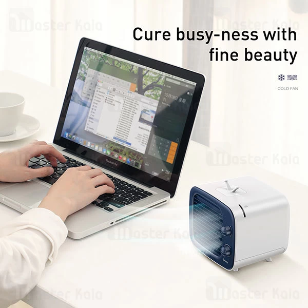 فن کولر رومیزی بیسوس Baseus Time desktop evaporative cooler CXTM-23 دارای منبع آب
