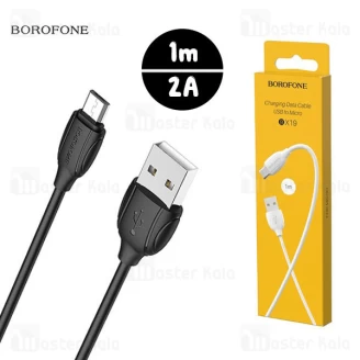 کابل میکرو یو اس بی بروفون Borofone BX19 Cable توان 2 آمپر و طول 1 متر