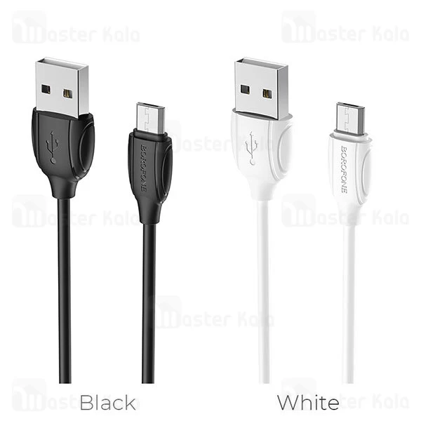 کابل میکرو یو اس بی بروفون Borofone BX19 Cable توان 2 آمپر و طول 1 متر