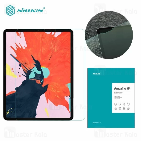 محافظ صفحه شیشه ای نیلکین اپل Apple iPad Pro 12.9 2021 / 2020 / 2018 Nillkin H+ Tempered Glass