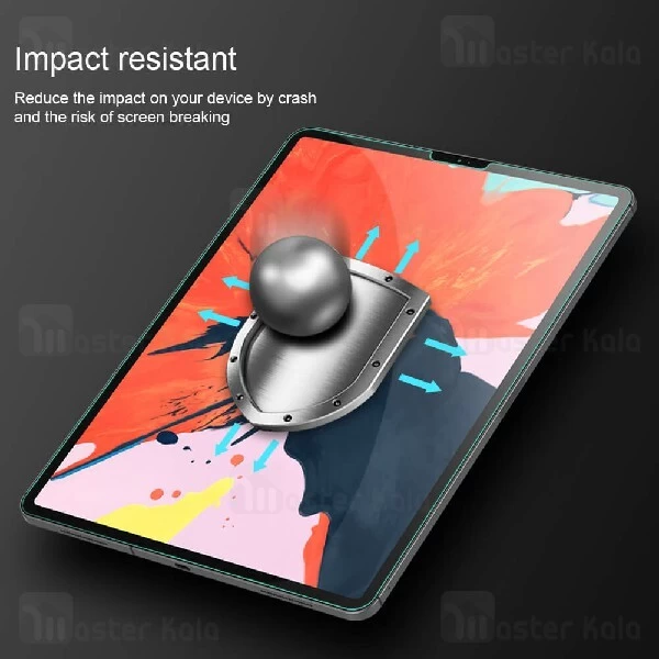 محافظ صفحه شیشه ای نیلکین اپل Apple iPad Pro 12.9 2021 / 2020 / 2018 Nillkin H+ Tempered Glass