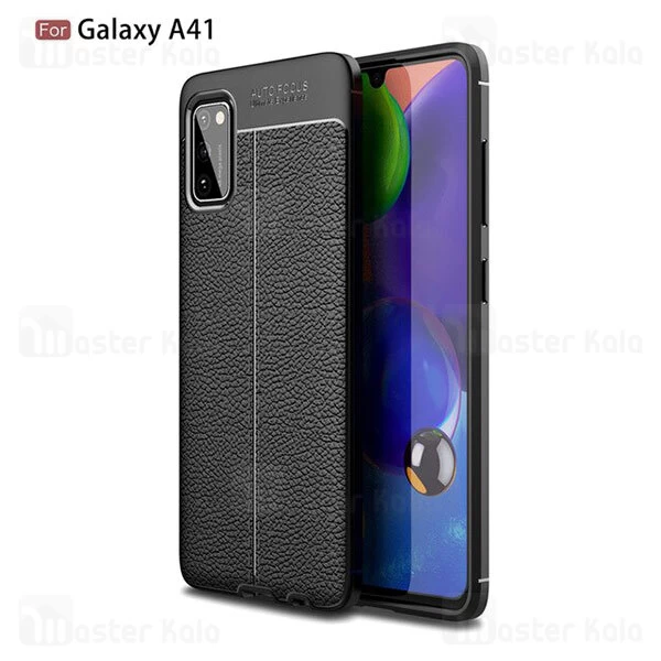 قاب طرح چرم Samsung Galaxy A41 Auto Focus Jelly Case