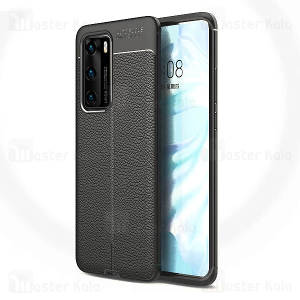قاب طرح چرم Huawei P40 Auto Focus Jelly Case