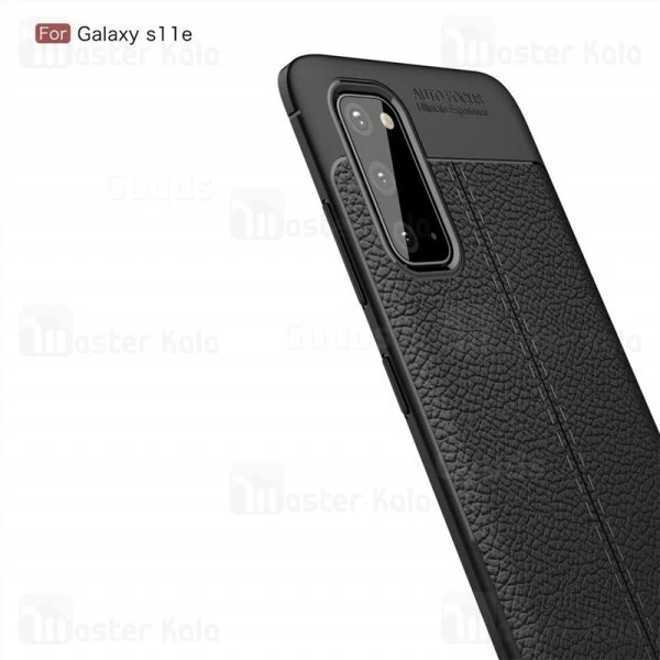 قاب طرح چرم Samsung Galaxy S20 Auto Focus Jelly Case