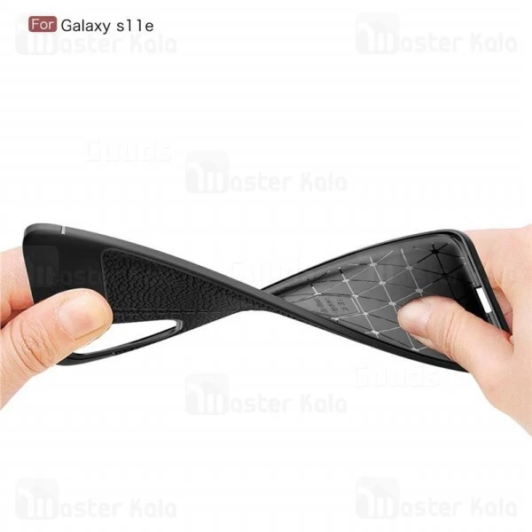 قاب طرح چرم Samsung Galaxy S20 Auto Focus Jelly Case