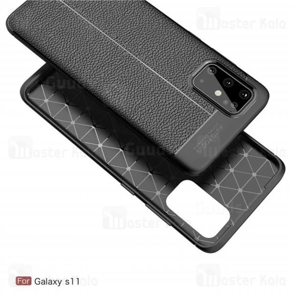 قاب طرح چرم Samsung Galaxy S20 Plus Auto Focus Jelly Case