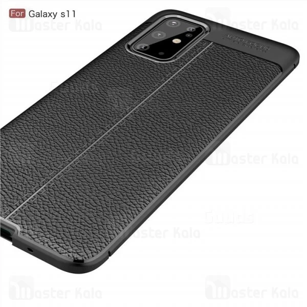قاب طرح چرم Samsung Galaxy S20 Plus Auto Focus Jelly Case