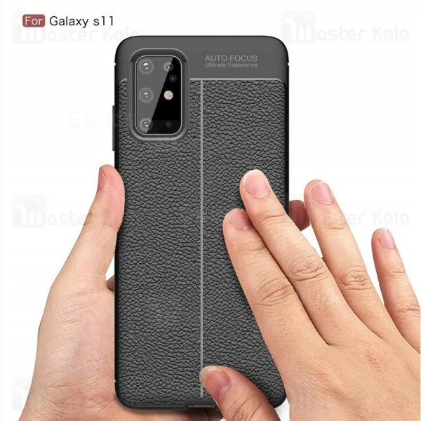 قاب طرح چرم Samsung Galaxy S20 Plus Auto Focus Jelly Case