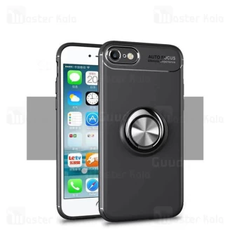 قاب ژله ای طرح چرم انگشتی آیفون Apple iPhone 7 / 8 / SE 2020 AutoFocus Magnetic Ring