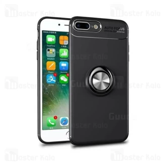 قاب ژله ای طرح چرم انگشتی آیفون Apple iPhone 7 Plus / 8 Plus AutoFocus Magnetic Ring