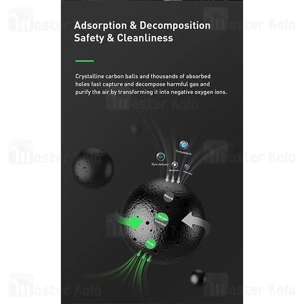 دستگاه تصفیه هوای خودرو بیسوس Baseus Original Ecological Car Charcoal Purifier CRJHQ-A01