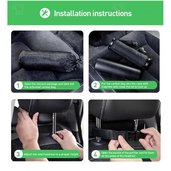 دستگاه تصفیه هوای خودرو بیسوس Baseus Original Ecological Car Charcoal Purifier CRJHQ-A01