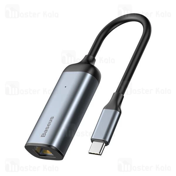 کابل تبدیل پورت تایپ سی به پورت LAN بیسوس Baseus Type-C to RJ45 interface HUB adapter CAHUB-H0G