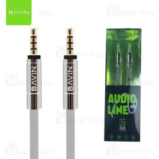 کابل انتقال صدا باوین Bavin AUX-07 Audio Line Aux Cable به طول 1 متر