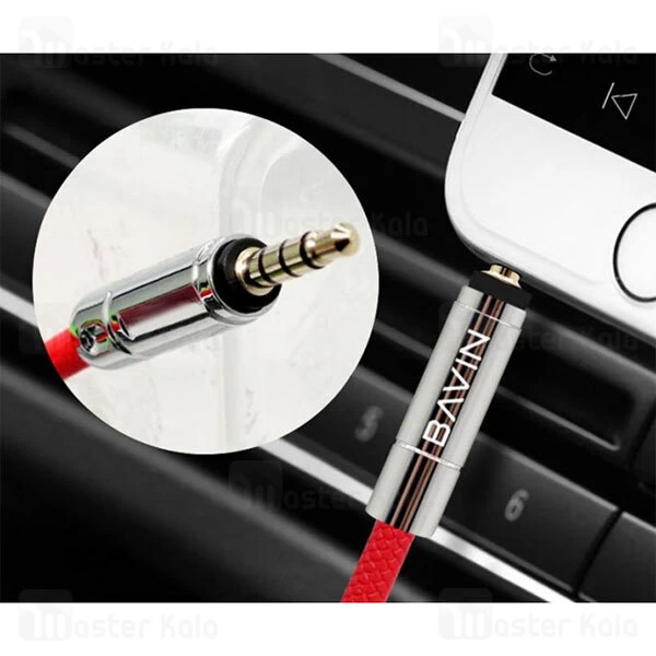 کابل انتقال صدا باوین Bavin AUX-07 Audio Line Aux Cable به طول 1 متر