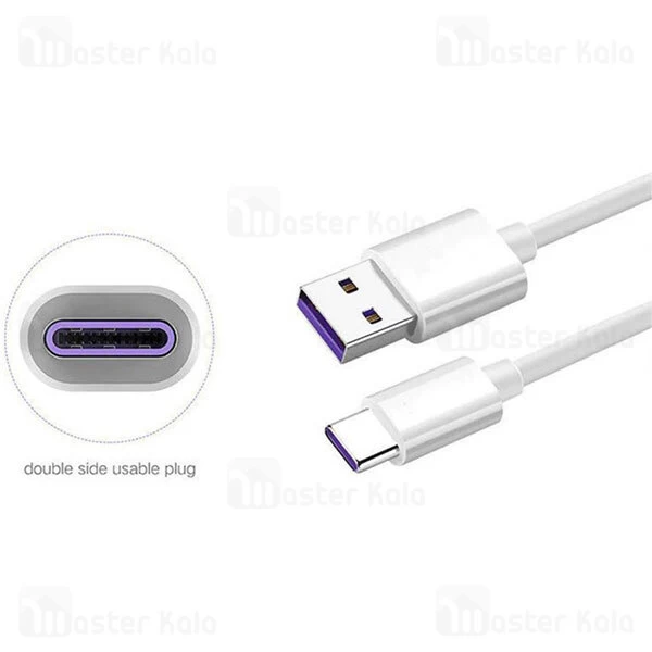 کابل Type C باوین Bavin CB-152 SuperCharge Cable توان 5 آمپر و طول 1 متر