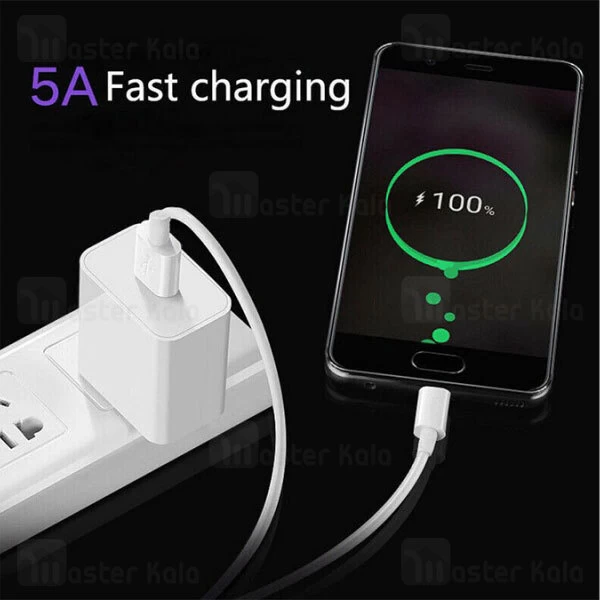 کابل Type C باوین Bavin CB-152 SuperCharge Cable توان 5 آمپر و طول 1 متر
