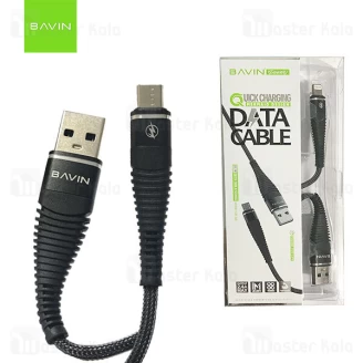 کابل میکرو یو اس بی باوین Bavin CB-168 Cable توان 2.4 آمپر و طول 1 متر