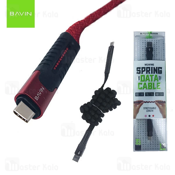 کابل Type C باوین Bavin CB-172 Cable توان 2.4 آمپر و طول 1 متر