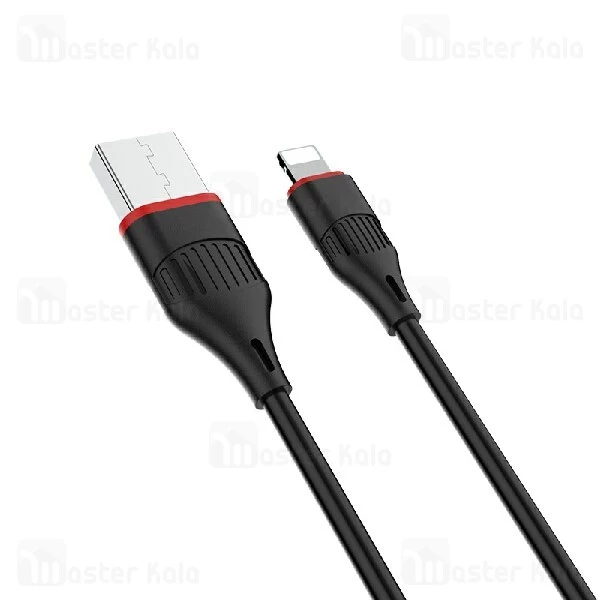 کابل لایتنینگ بروفون Borofone BX17 Cable توان 2 آمپر و طول 1 متر