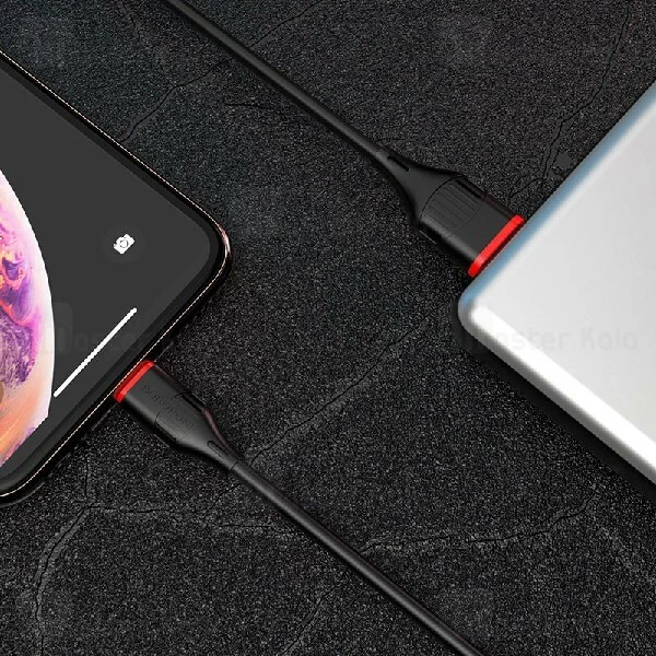 کابل لایتنینگ بروفون Borofone BX17 Cable توان 2 آمپر و طول 1 متر