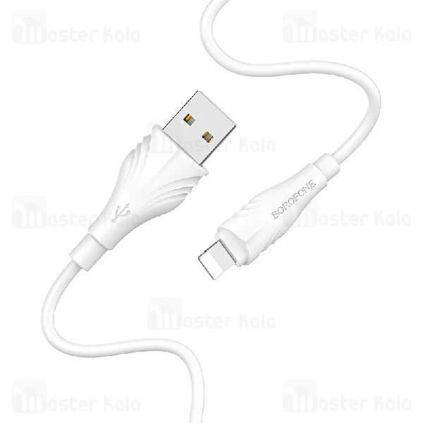 کابل لایتنینگ بروفون Borofone BX18 Cable توان 2 آمپر و طول 1 متر