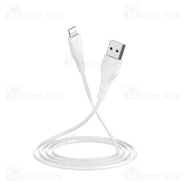 کابل لایتنینگ بروفون Borofone BX18 Cable توان 2 آمپر و طول 1 متر