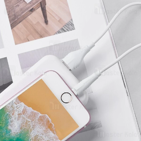 کابل لایتنینگ بروفون Borofone BX18 Cable توان 2 آمپر و طول 1 متر